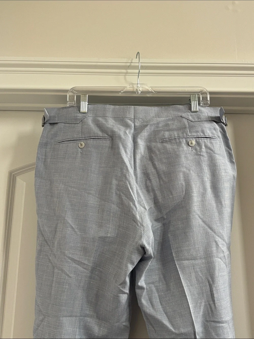 Light Blue Men's 2pcs Suit  - Classic Two-Button Jacket and pants
